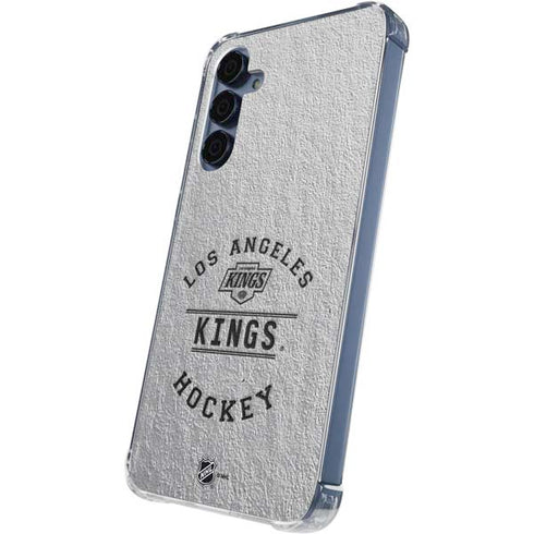 NHL Los Angeles Kings Black Text Galaxy A35 5G Clear Case